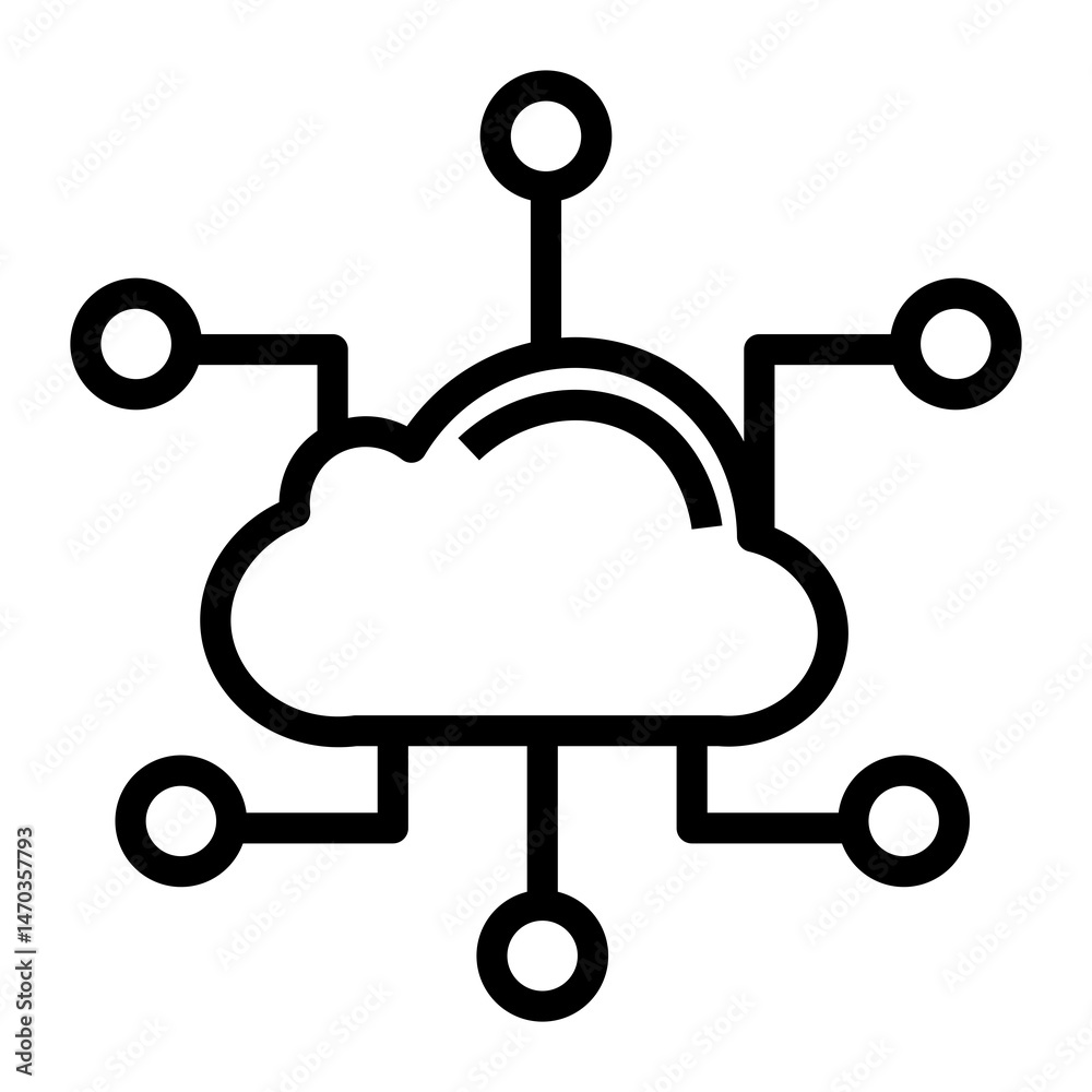 Poster COMPUTING VECTOR ICON