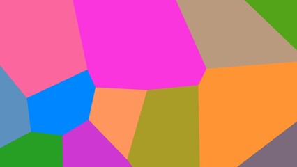 Obraz premium Abstract polygonal artwork with vibrant, multicolored geometric shapes (38)