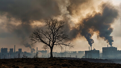 smoke from the chimney