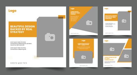 Digital Agency Social Media Kit Template for Online Marketing Branding and Promotion Editable Design Pack for Instagram Facebook and LinkedIn Ideal for Creative Agencies Startups and Digital Business.