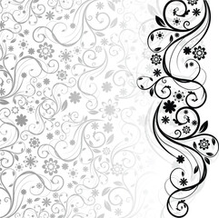 Elegant Floral Design Ornate Decorative Pattern