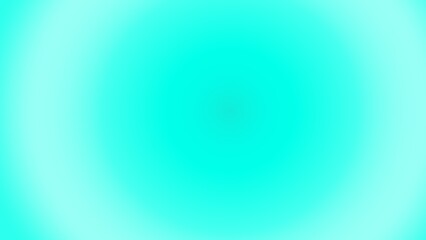 A vibrant, blurred cyan background with a subtle radial gradient, creating a soft, dreamy effect
