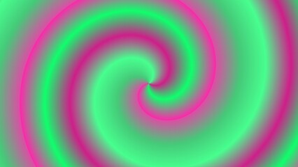 Hypnotic swirling vortex of vibrant pink and green hues (1)