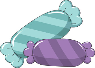 2 cute and chubby candies