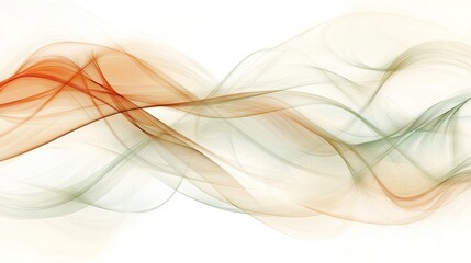 Abstract design with flowing lines and soft color gradients.