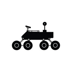 space rover black silhouette