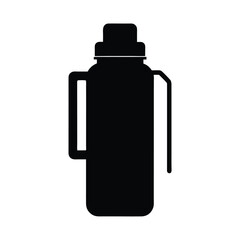 thermos flask black silhouette
