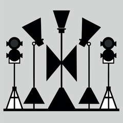 silhouette elegant woman long dress hijab prof copy