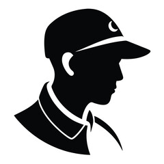 stylized deer silhouette black and white illustra copy