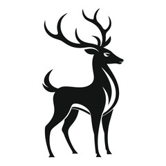 yoga pose silhouette minimalist figure black and copy