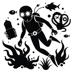 silhouette bigfoot sasquatch mythical creature