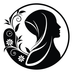 six different black and white silhouettes of stage