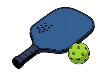 Pickleball Power Play AI Generated