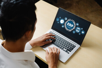ERP enterprise resource planning software for modish business to plan the marketing strategy