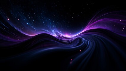 Abstract Artistic Visualization of Dark Matter and Cosmic Gravitational Energy