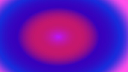 A vibrant concentric circle gradient in shades of pink and blue