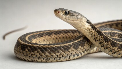 Obraz premium Chicken Snake on studio background 