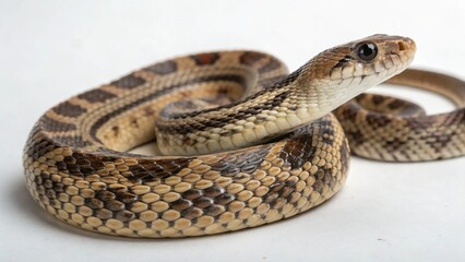 Obraz premium Wąż kurczak na tle studyjnym 