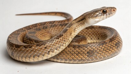 Obraz premium Chicken Snake on studio background 