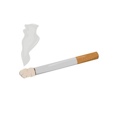 Cigarette Icon Vector Design.