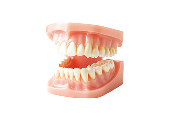 Fototapeta premium Detailed Dental Model Showing Healthy Teeth and Gums Ideal for Education or Dentistry Marketing