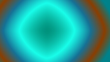 Teal luminous ring within gradient background