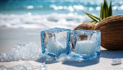 Cool beachside ice cubes