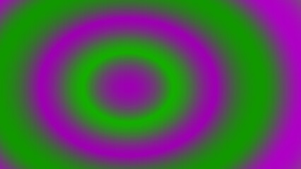 Concentric circles of vibrant purple and green, creating a hypnotic, blurred effect