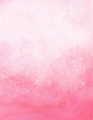 Pink abstract watercolor texture background. Pink watercolour brush pattern. Pastel color background in paper art style.