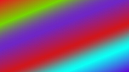 Diagonal vibrant gradient of red, blue, green hues