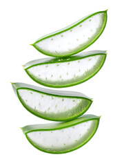 Fresh Aloe Vera Slices Natural Skincare Remedy