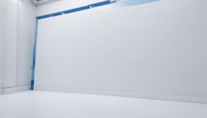 Fototapeta premium Clean white backdrop with subtle blue blueprint effect Technical design aesthetic , texture, diagram, subtle