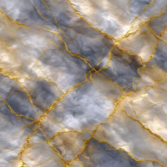 Marble Stone Texture with Gold Veins: An elegant marble stone texture with striking golden veins creating a luxurious and artistic look. Emphasizing timeless beauty.