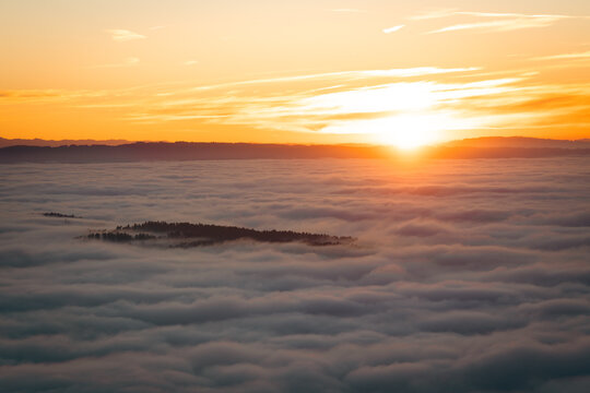 Swiss clouds view