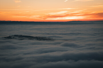 Swiss clouds view