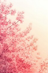 Lush spring blossoms in soft pastel hues.
