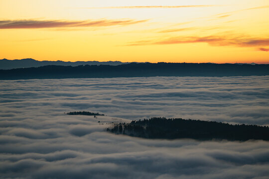 Swiss clouds view