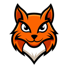 Fototapeta premium Squirrel head mascot logo design vector