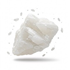 Fototapeta premium White shilajit, isolated on a white