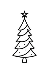 Obraz premium christmas tree vector