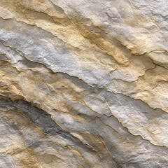 Texture of layered stone: An up-close study of a textured stone's layered appearance, revealing a spectrum of colors and patterns in a display of natural beauty and solid structure.