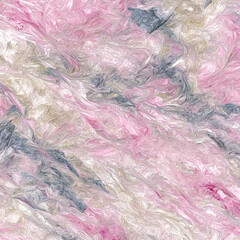 Fototapeta premium Pink and Gray Abstract Texture: Swirling clouds of pink, gray, and beige create a dreamy, ethereal abstract texture. Perfect for backgrounds, design elements, or artistic expression.