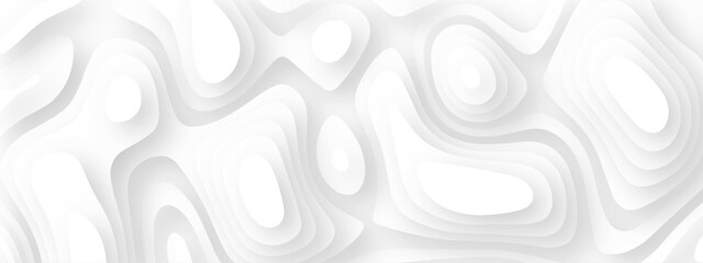 Abstract background vector pattern in illustration . Abstract modern 3d Paper cut white background .white waves background ,paper art style. 