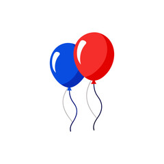 Red White Blue Balloons