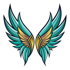 Stylized Wings Illustration