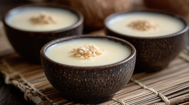 thailand coconut milk custard dessert
