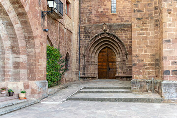 Fototapeta premium Nuestra Senora de Valvanera Monastery, Valvanera Monastery of Our Lady has belonged to the Benedictines, La Rioja, Spain