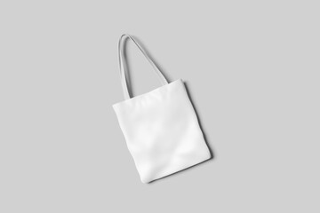 Tote bag Blank on gray background