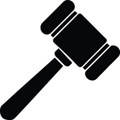 auction gavel icon vector illustration