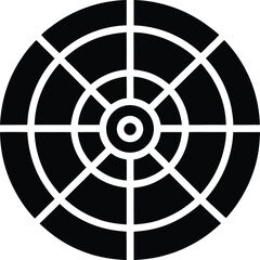 dartboard bullseye icon vector illustration